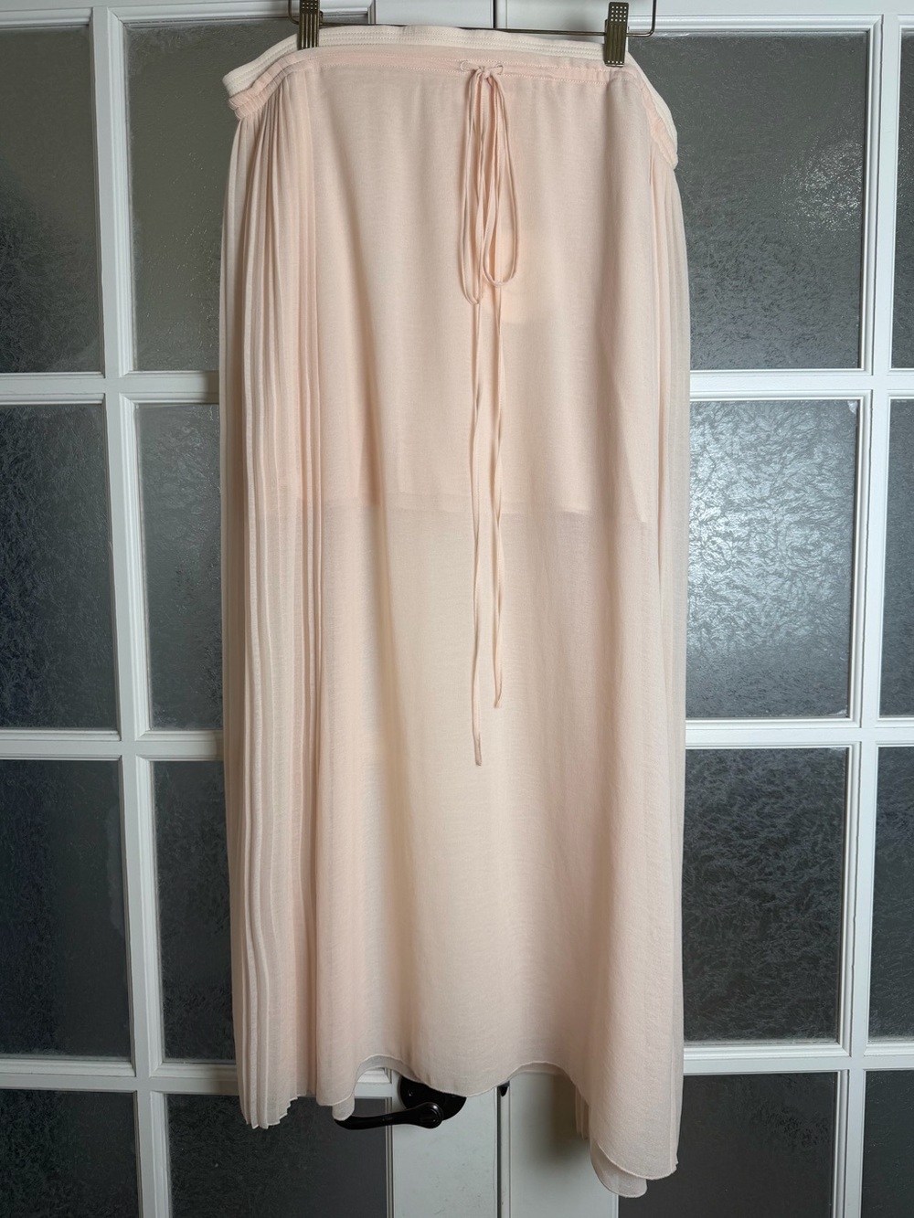 See by Chloé Pleated Georgette Chiffon Maxi Skirt FR42 - Picture 12 of 13